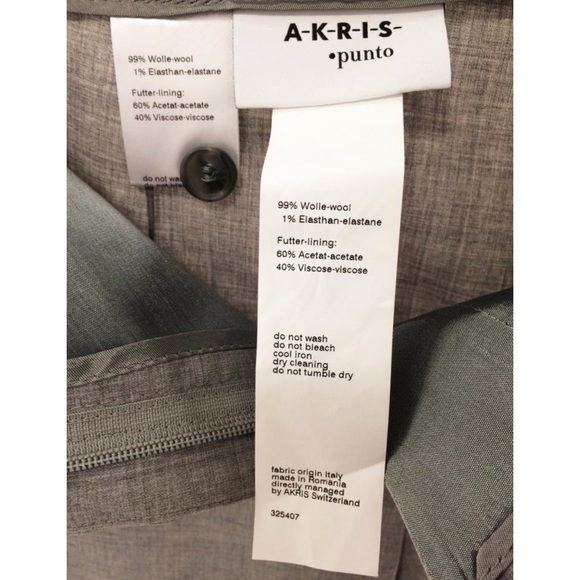 Akris Punto Grey Flare Pants - Picture 7 of 8